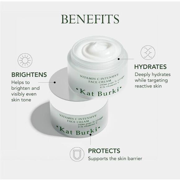 NEW *Kat Burki* Vitamin C Intensive Face Cream ~ 1.7 fl. oz./50 ml - Picture 2 of 8